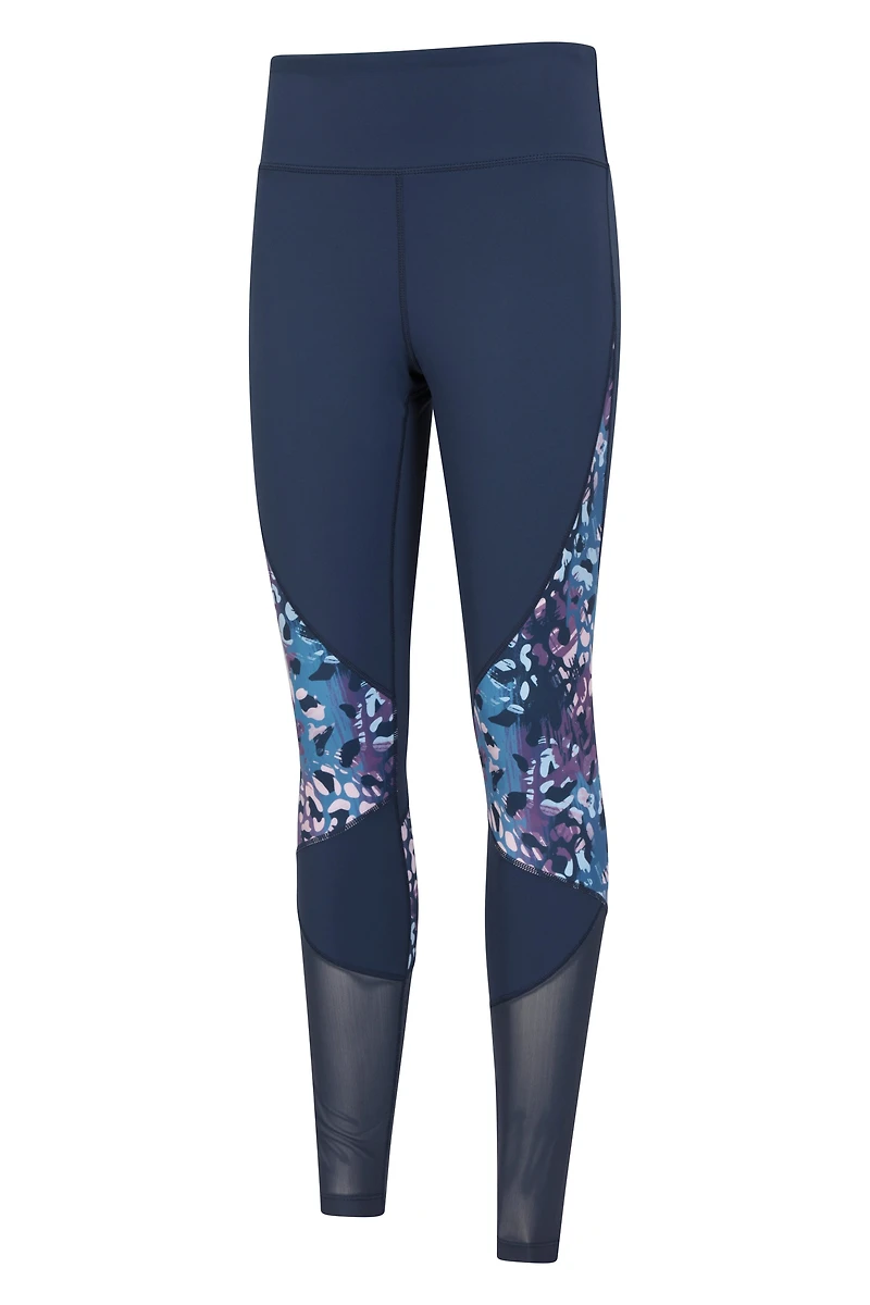 Mesh Motion Panelled Womens Leggings