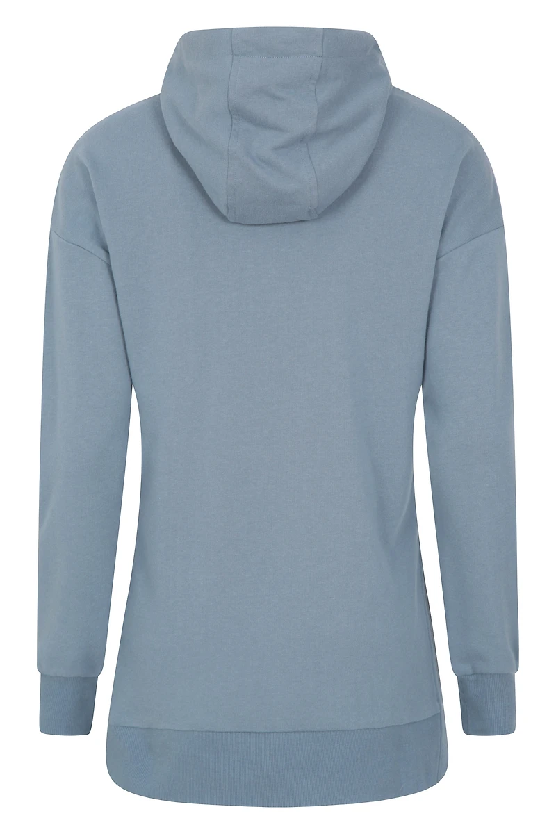 Lounge Soft-Touch Womens Longline Hoodie
