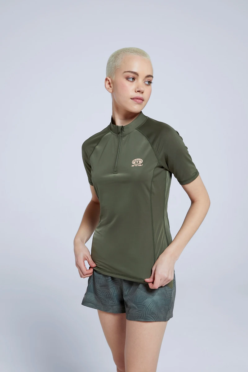 Lottie Womens Recycled Rash Guard