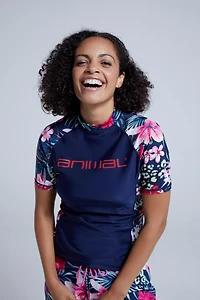 Lucy Womens Recycled Rash Guard