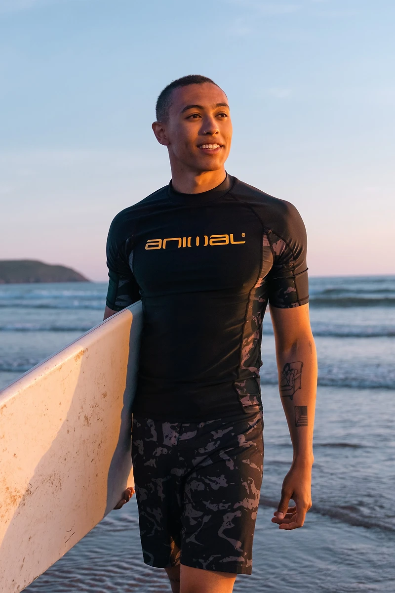 Zane Mens Recycled Rash Guard