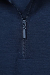 Kids Merino Half-Zip Top