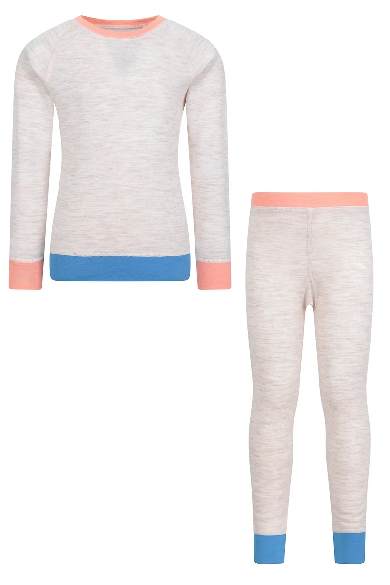 Kids Merino Colour Block Set