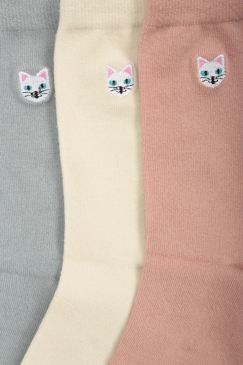Cat Womens Bamboo Socks Multipack