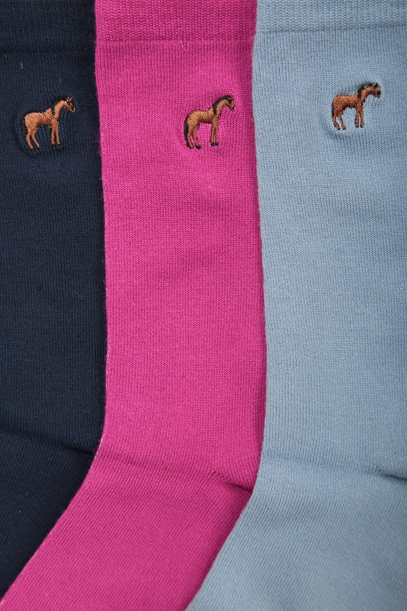 Horse Womens Bamboo Socks Multipack