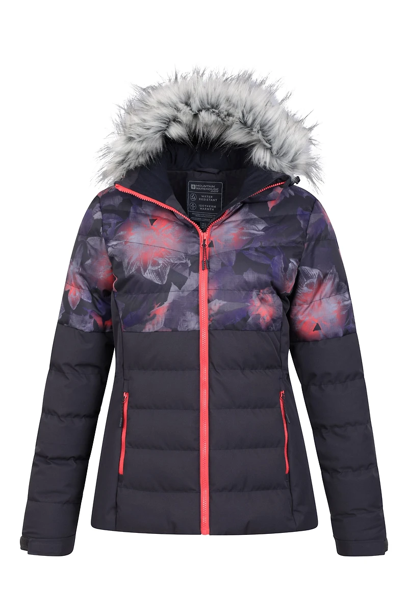 Avalanche Printed Womens Insulated Ski Jacket