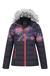 Avalanche Printed Womens Insulated Ski Jacket