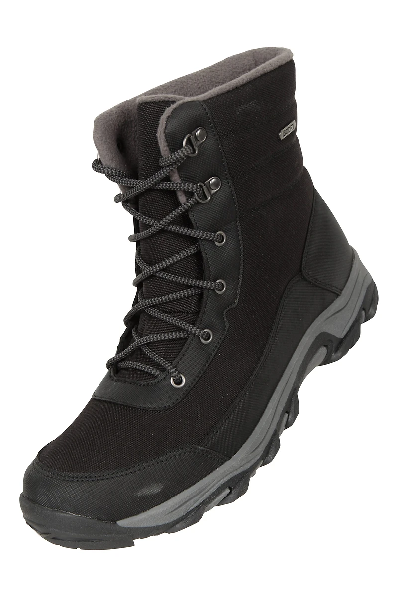 Ohio Mens Fleece Lined Snow Boots