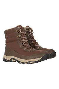 Ohio Mens Fleece Lined Snow Boots