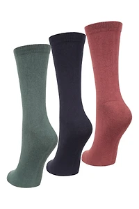 Womens Embroidered Socks 3-Pack