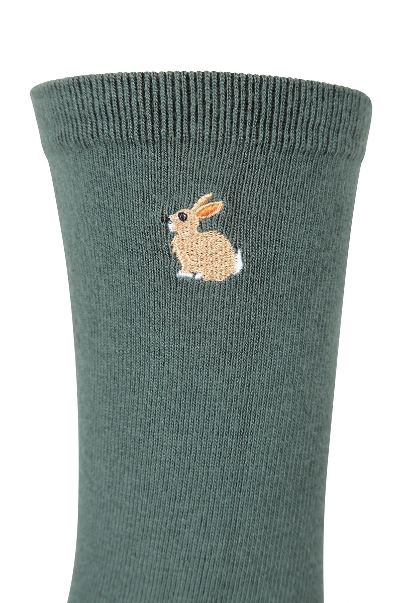 Womens Embroidered Socks 3-Pack