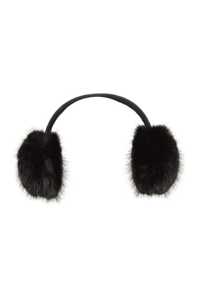 Womens Faux Fur Adjustable Ear Muffs