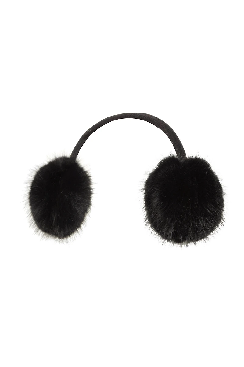 Womens Faux Fur Adjustable Ear Muffs