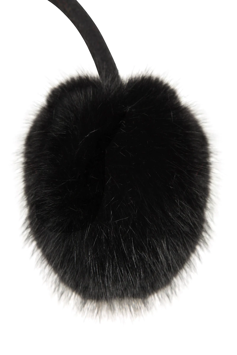 Womens Faux Fur Adjustable Ear Muffs