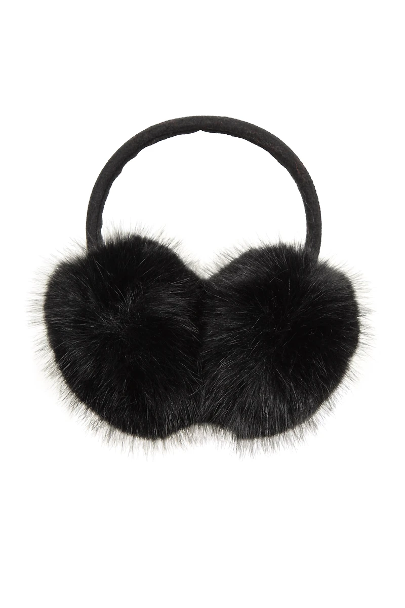 Womens Faux Fur Adjustable Ear Muffs