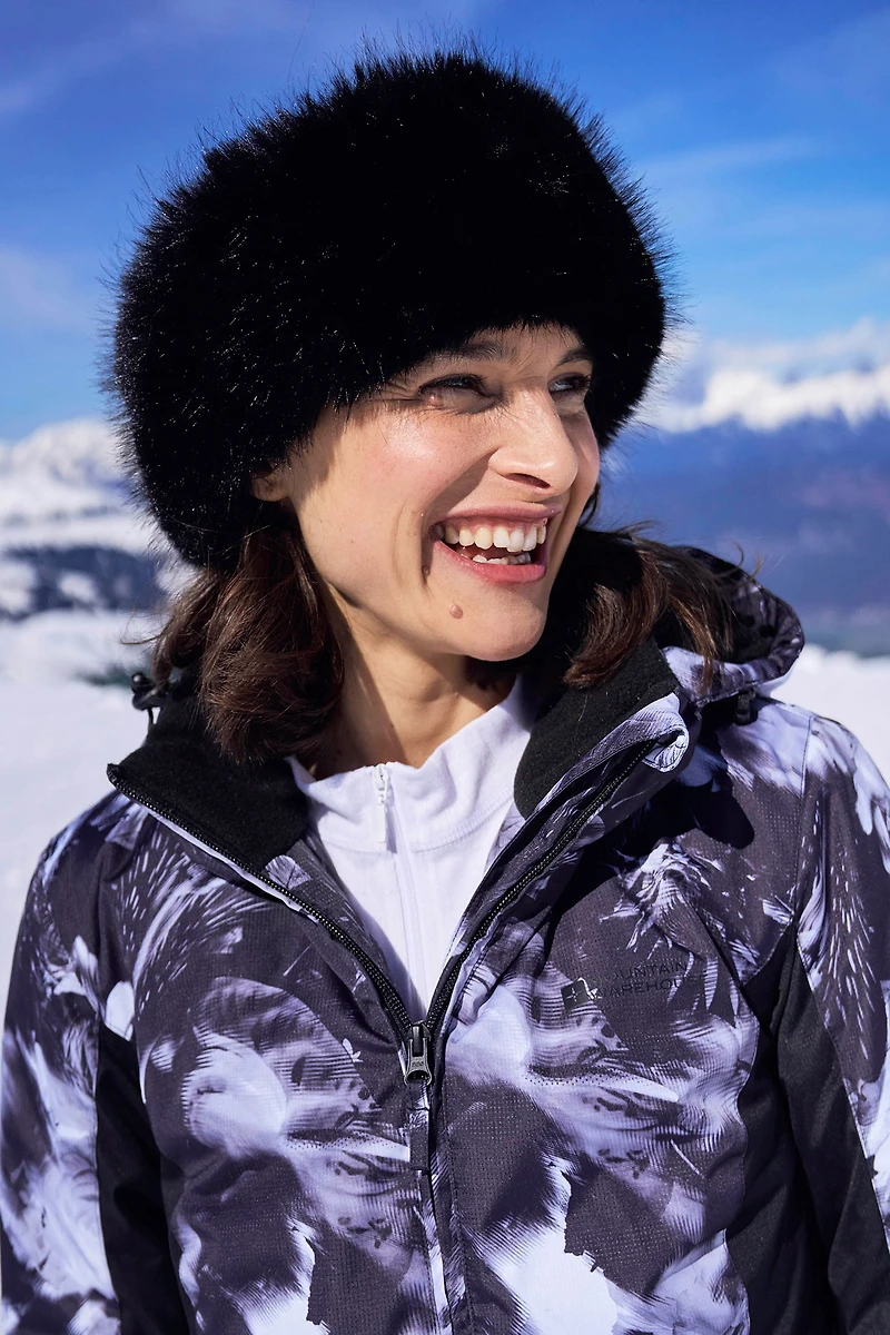 Womens Faux Fur Thermal Headband