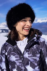 Womens Faux Fur Thermal Headband