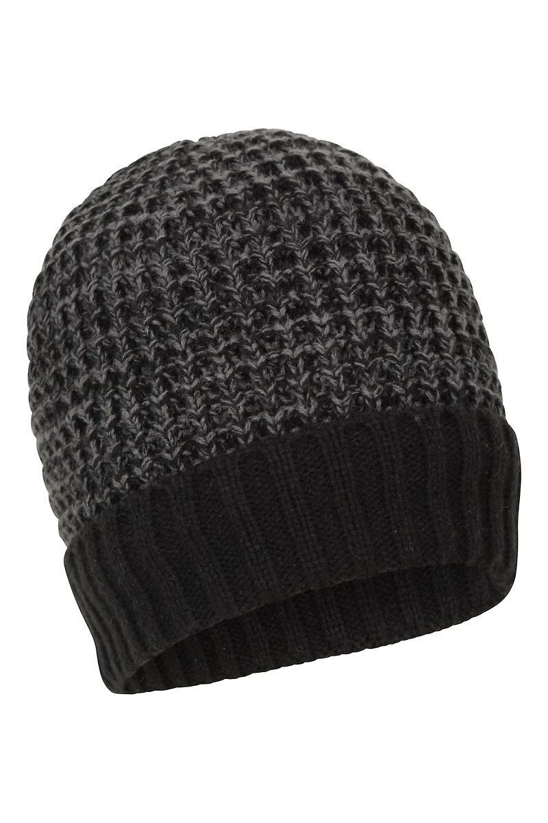 Yeti Melange Fur Lined Thermal Beanie