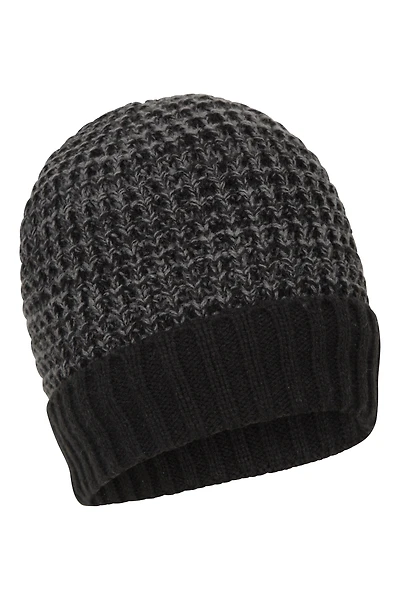 Yeti Melange Fur Lined Thermal Beanie