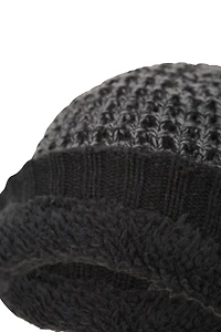 Yeti Melange Fur Lined Thermal Beanie