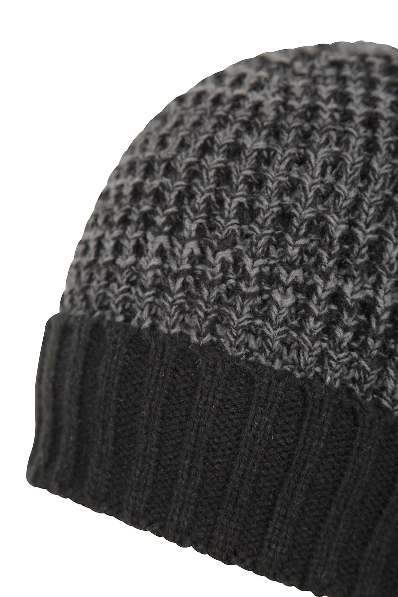 Yeti Melange Fur Lined Thermal Beanie