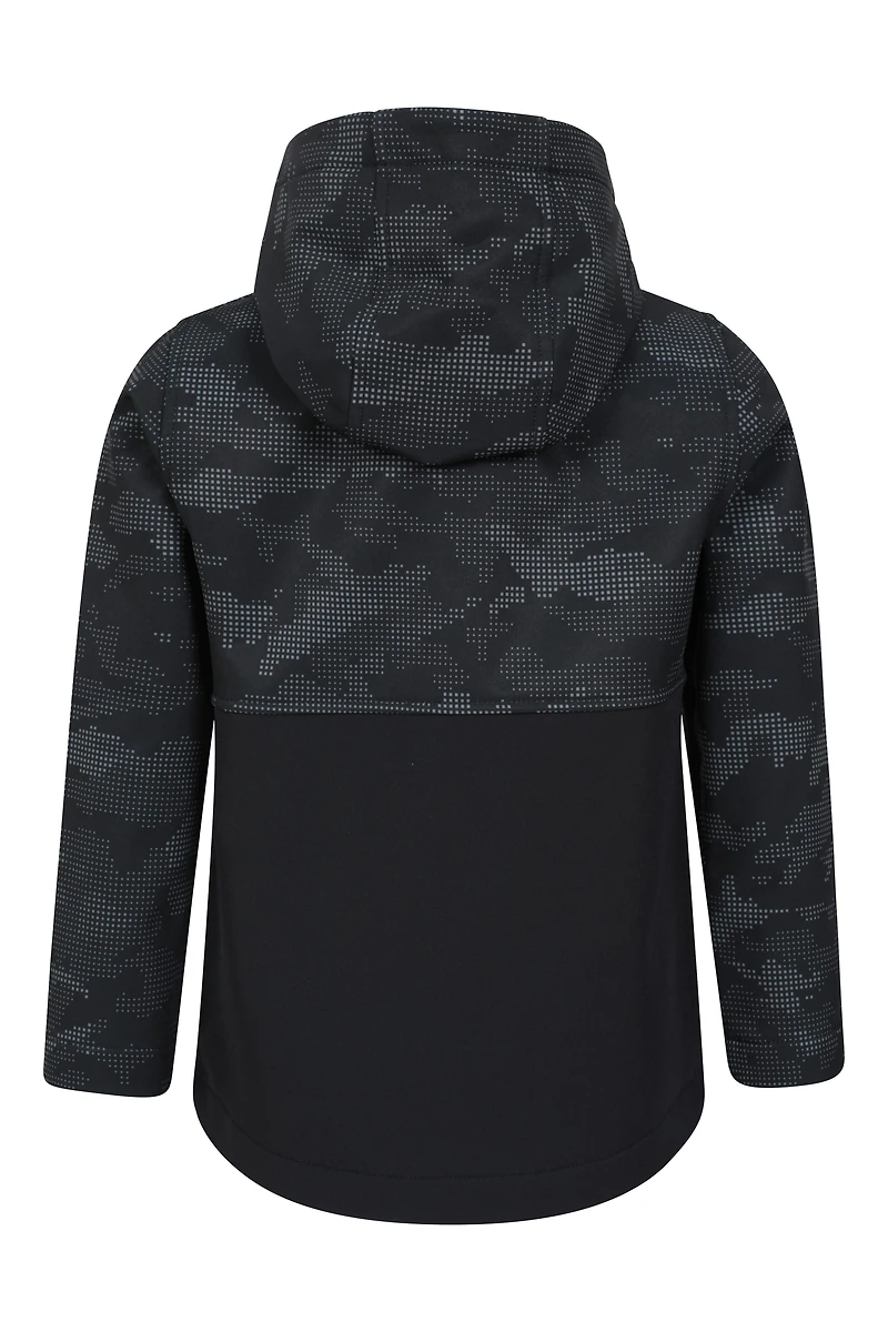 Exodus Kids Camo Print Softshell Jacket