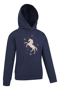 Glitter Unicorn Kids Hoodie