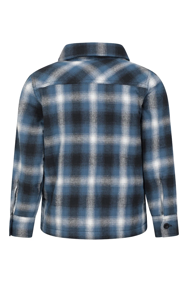 Stream Kids Sherpa Lined Zip Shacket