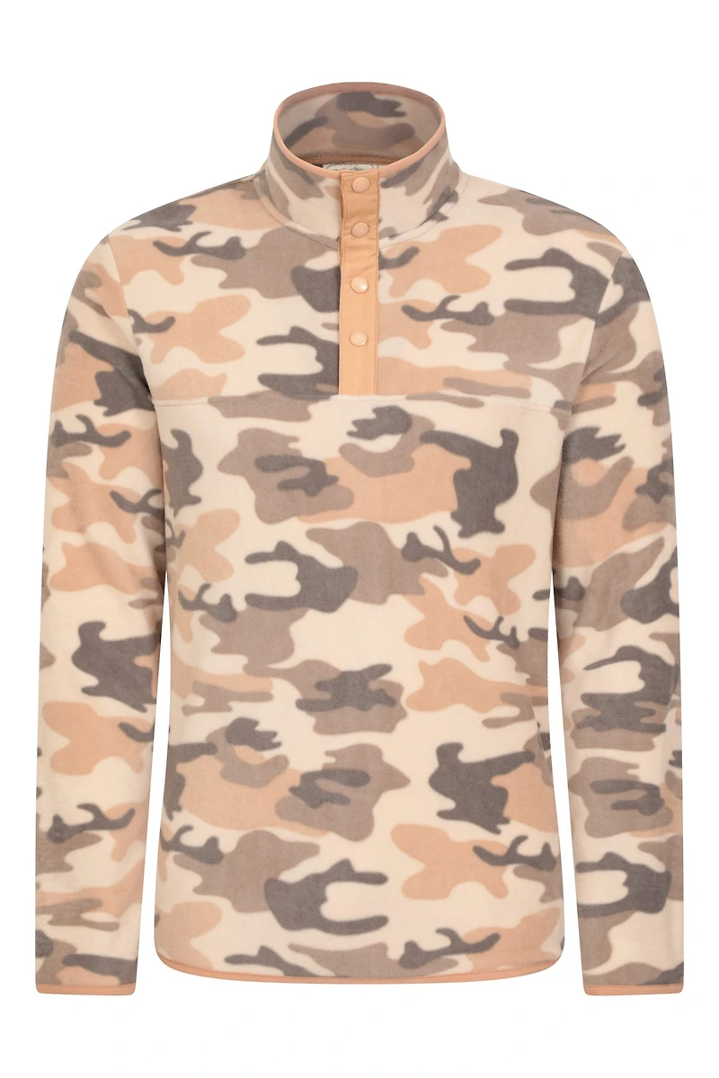 Woodland Mens Button Up Fleece