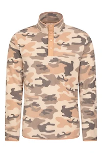 Woodland Mens Button Up Fleece