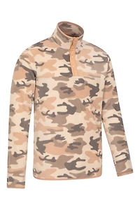 Woodland Mens Button Up Fleece