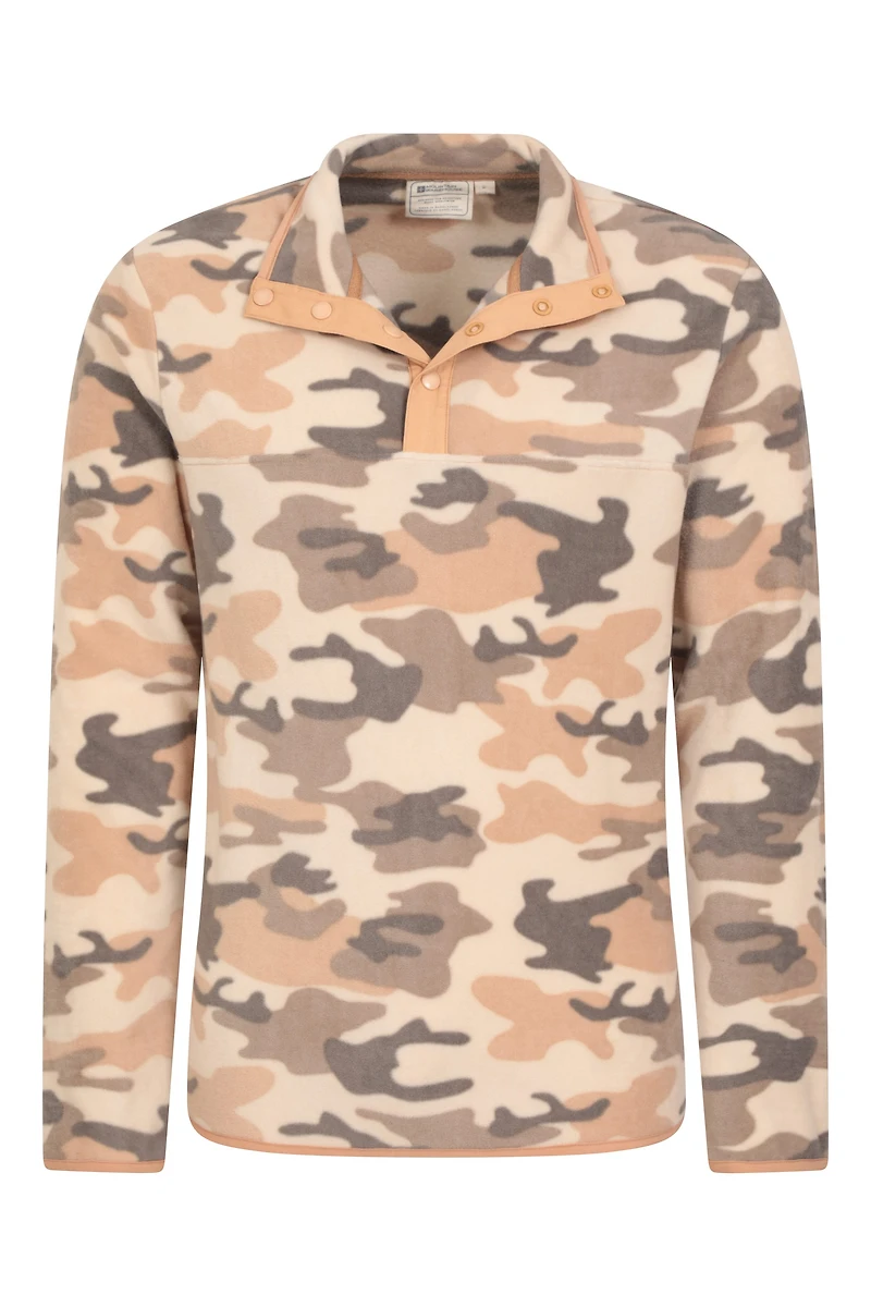 Woodland Mens Button Up Fleece