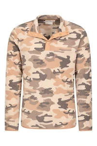 Woodland Mens Button Up Fleece