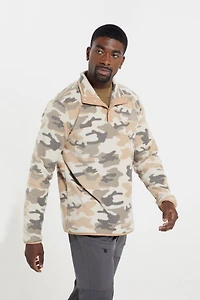 Woodland Mens Button Up Fleece