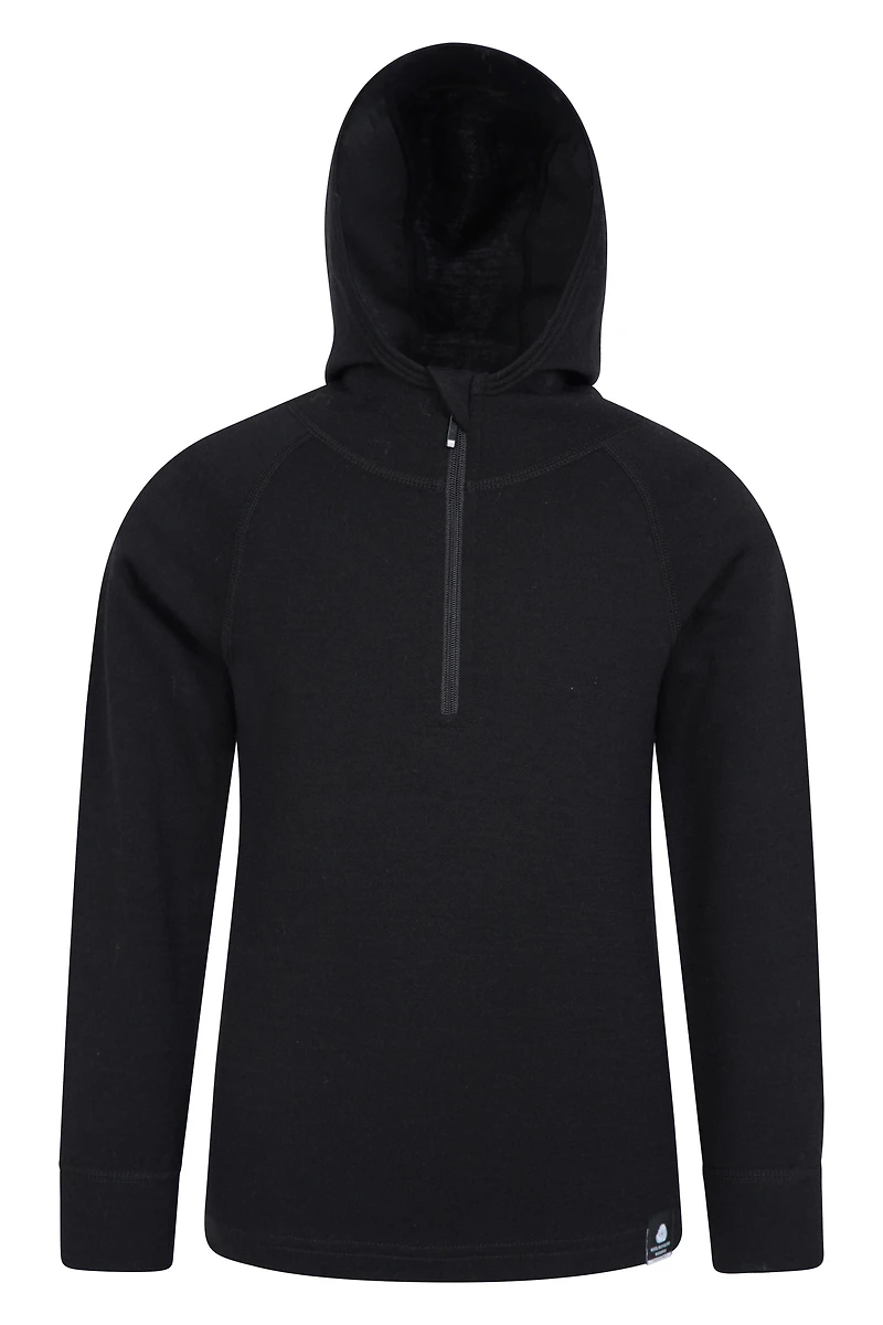 Merino Kids Pullover Hoodie