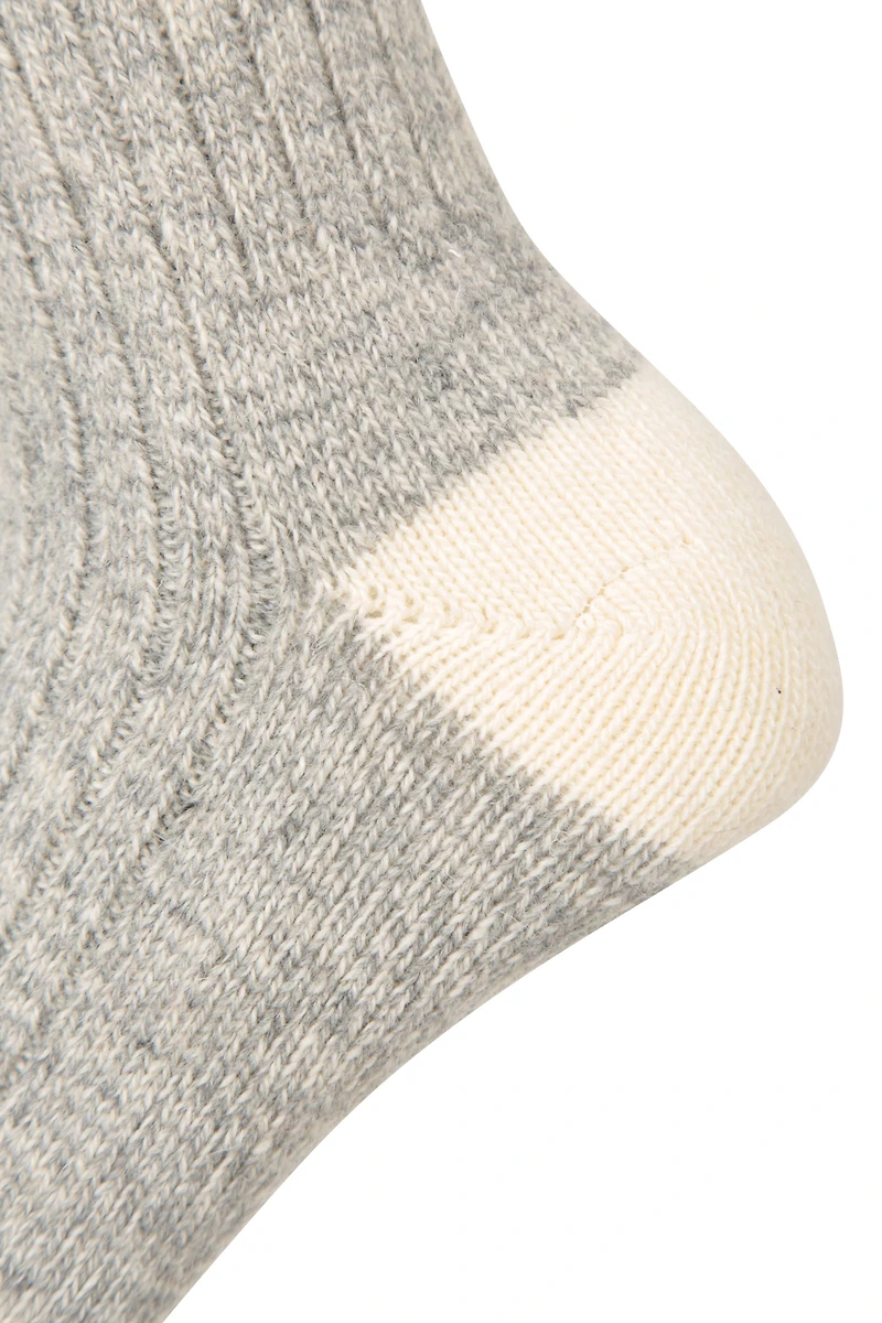 Isowool Mens Chunky Mid-Calf Socks 3-Pack