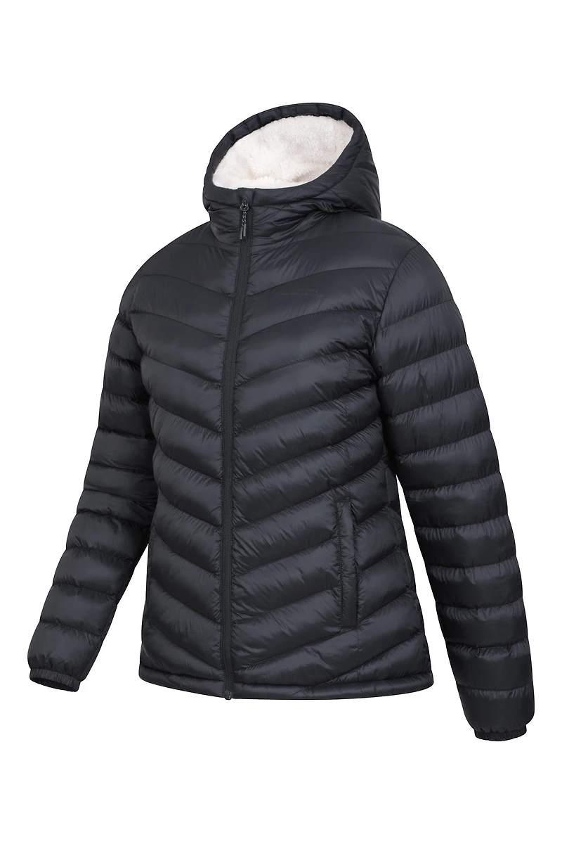 Seasons Womens Fur Lined Insulated Jacket