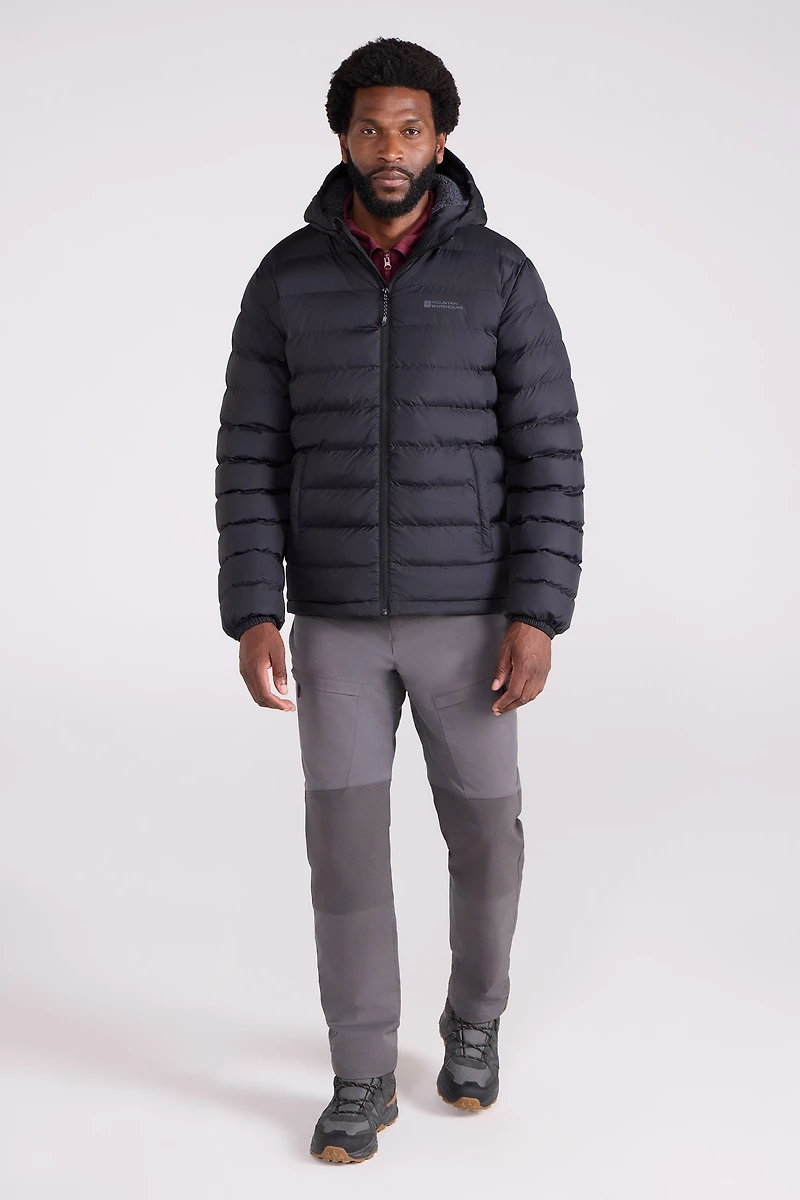 Seasons Mens Fur Lined Insulated Jacket