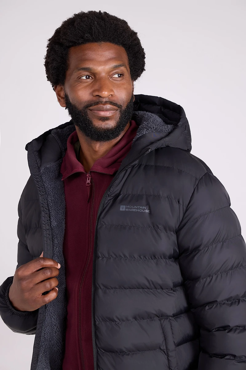 Seasons Mens Fur Lined Insulated Jacket