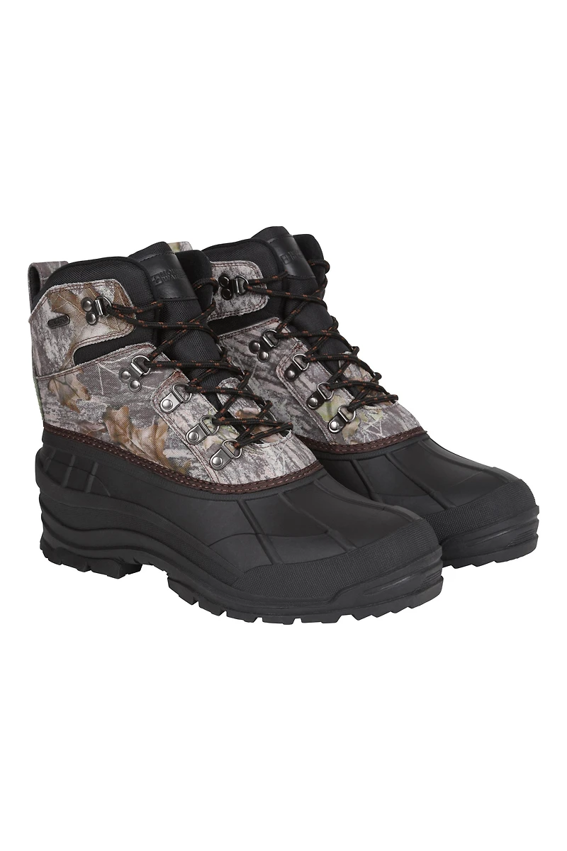 Woodland Mens Camo Snow Boots