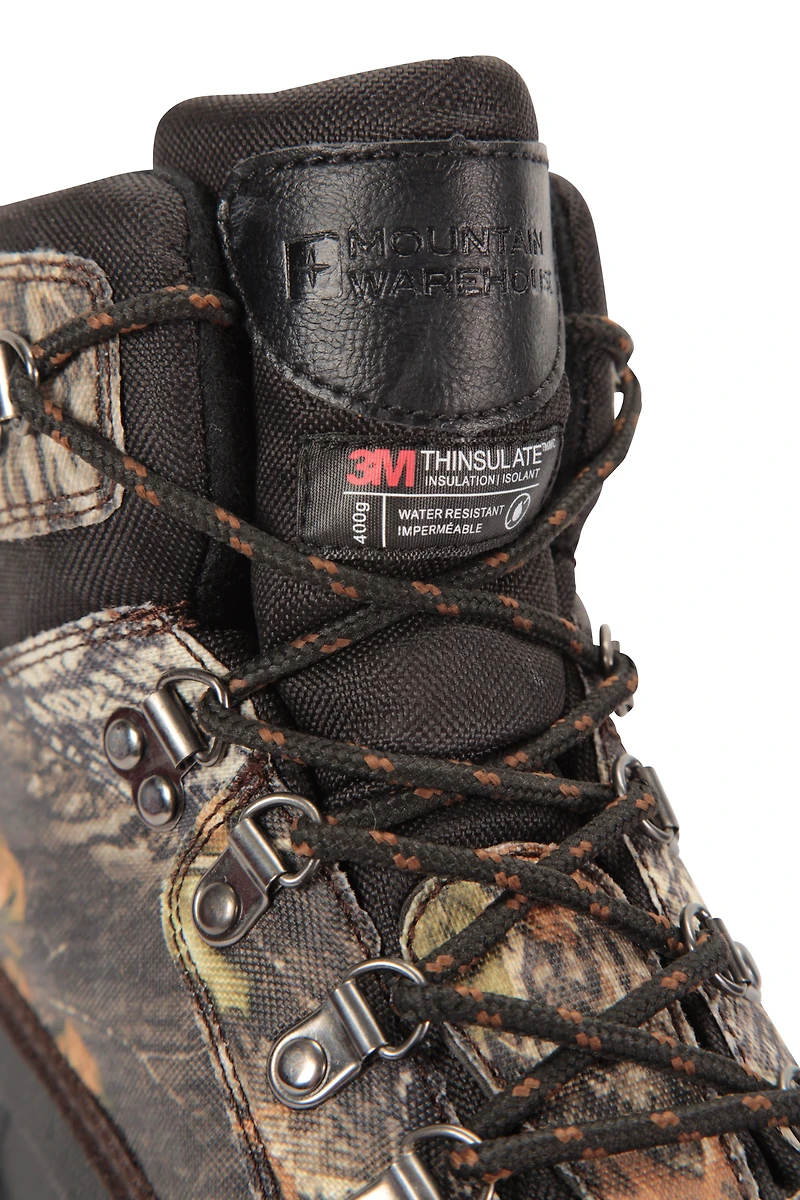 Woodland Mens Camo Snow Boots