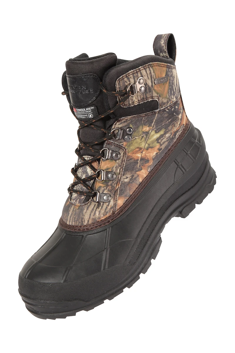 Woodland Mens Camo Snow Boots