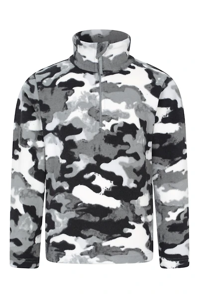 Pursuit Printed Kids Half-Zip Fleece