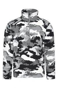 Pursuit Printed Kids Half-Zip Fleece