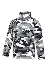 Pursuit Printed Kids Half-Zip Fleece