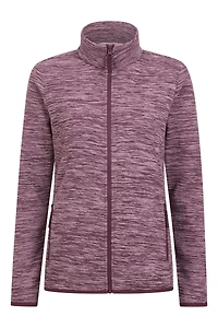 Snowdon Melange II Womens Full-Zip Fleece