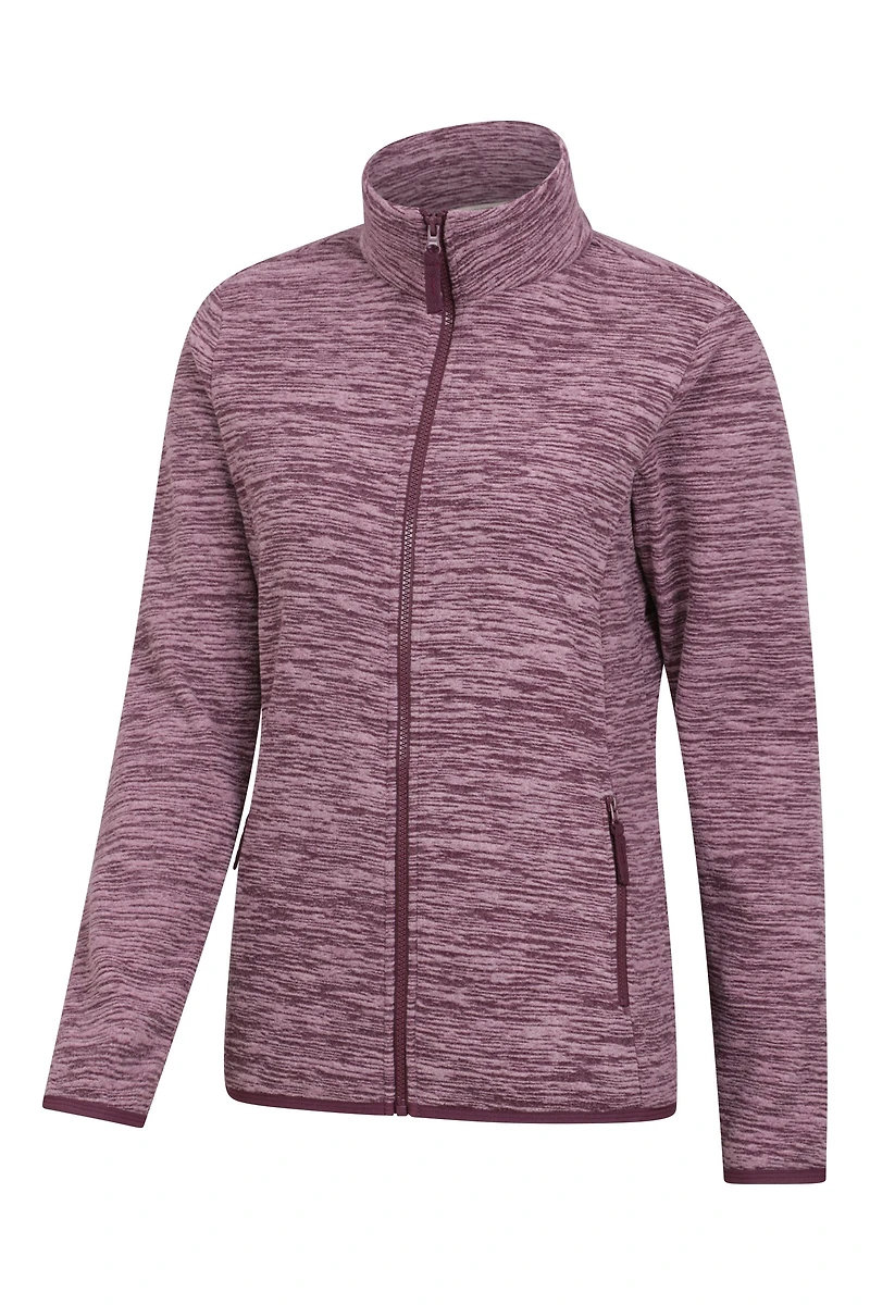 Snowdon Melange II Womens Full-Zip Fleece