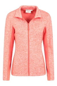 Idris Womens Panelled Fleece Jacket