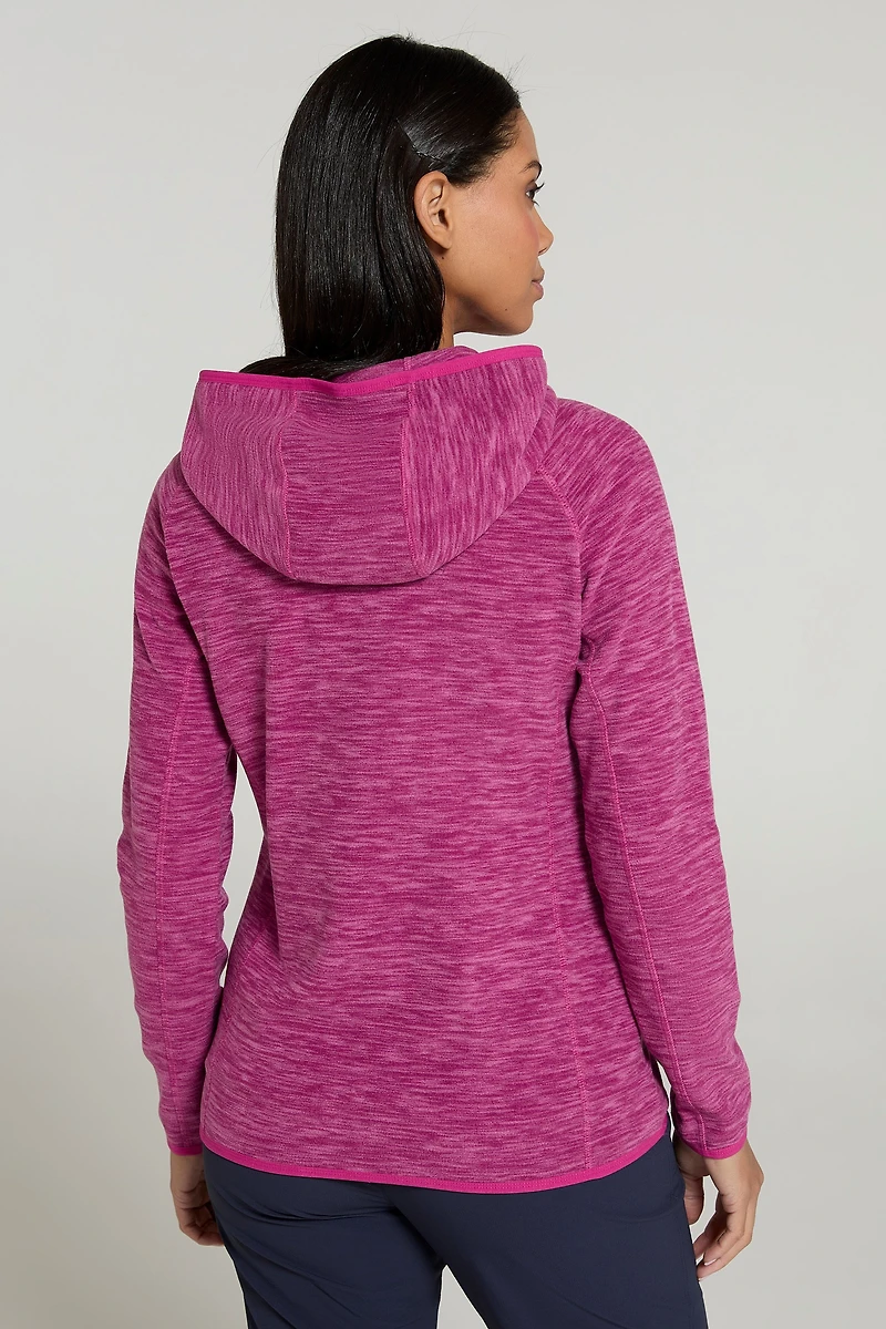 Lleyn Melange II Womens Fleece Hoodie