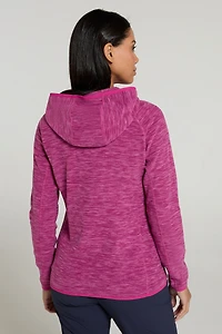 Lleyn Melange II Womens Fleece Hoodie